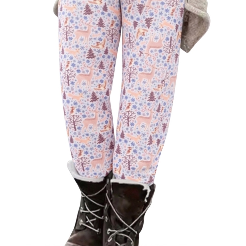 Winter Woodland Deer Leggings